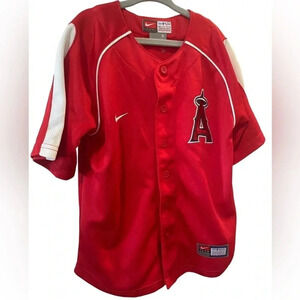 Nike Youth Red Los Angeles Angels Alternate Team Jersey